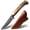Ram's Horn 198, variant on Plys Camping Knife Fixed Blade with Leather Sheath 3.5 Inch Survival Knife - Gift for Men, Ideal for Chopping, Hunting Outdoor