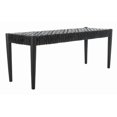 thumbnail image 4 of Safavieh Bandelier Cowhide Leather Bench, 4 of 9