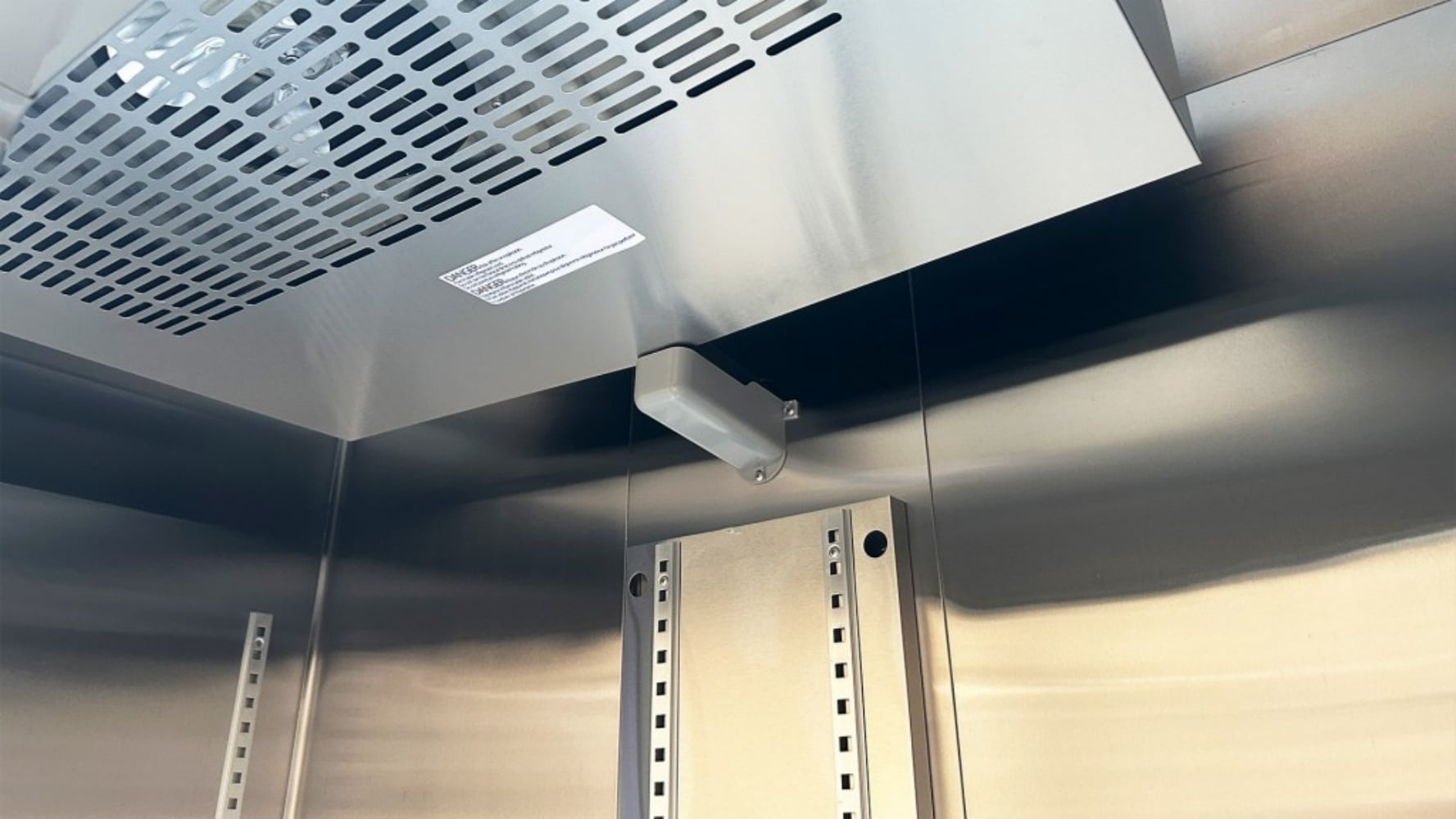 54” Commercial Reach in Refrigerato 47Cu Ft, Double Glass Door, Stainless Steel Fridge, NSF certified