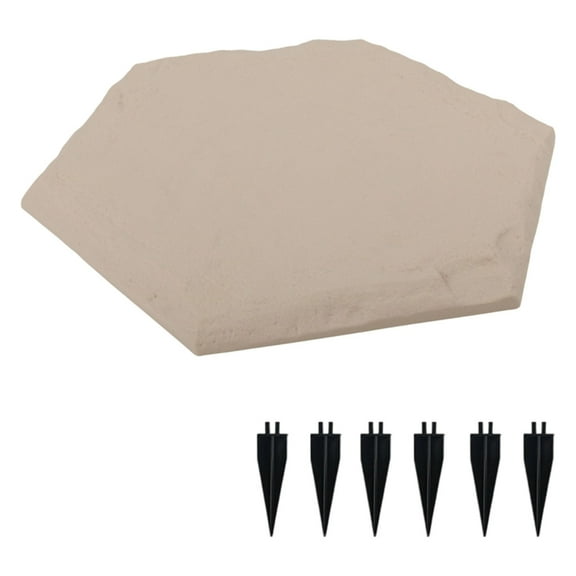 Decorative Outdoor Stepping Stones for Garden Pathways and Yard Walkways Resin NonFade Pathways Markers Stone