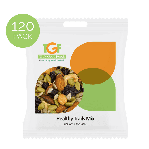 Healthy Trails Mix Mini Snack Bags, 1.5oz, 120count