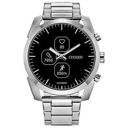 Citizen CZ Smartwatch with YouQ wellness app featuring IBM Watson® AI and NASA research, customizable display, Bluetooth, HR, Activity Tracker, 18-day battery life, iPhone® and Android™ Compatible
