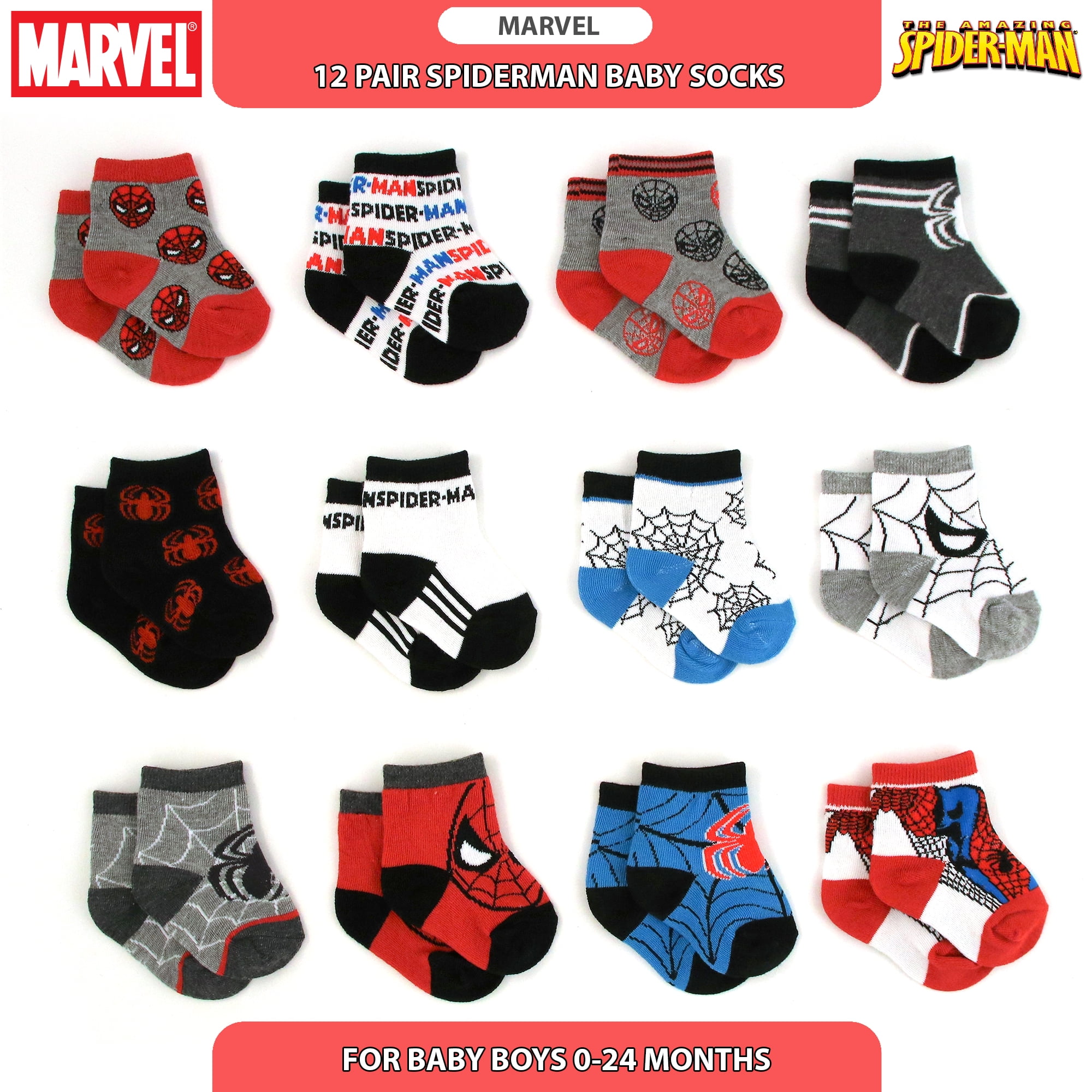 marvel baby socks