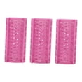 thumbnail image 1 of Unique Bargains 3 Pcs Rouleau de Cheveux Volumisant Pratique Sans Chaleur pour Femmes 2.76"x1.34 Pouces Rose Rouge, 1 of 4