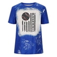 thumbnail image 1 of Camiseta holgada de manga corta con cuello en V y estampado informal elegante para mujer OAVQHLG3B Store  lin121212, 1 of 5