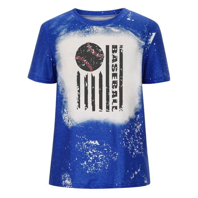 Camiseta holgada de manga corta con cuello en V y estampado informal elegante para mujer OAVQHLG3B Store lin121212
