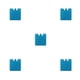 thumbnail image 1 of Yuarrent Caja de hielo reutilizable de plástico Paquete de congelador de carne de mantenimiento fresco portátil Picnic Senderismo Cooler Block Type2 NO2 Yuarrent CBP274503, 1 of 6