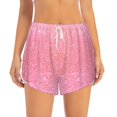 thumbnail image 2 of Balery Sparkly Glitter Pantalones cortos deportivos para mujer con forro y dos bolsillos, elásticos, para entrenamiento, gimnasio, yoga-XX-Large, 2 of 7