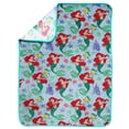 thumbnail image 4 of The Little Mermaid 'Swimming and Singing Along' Kids Silk Touch Fleece Throw, 100% Polyester, 4 of 5