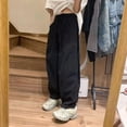 thumbnail image 4 of Pantalones Hombre Pantalones Cargo Rectos para Hombre Anchos Caqui Estilo Coreano Ajuste Regular Ropa Callejera Y2k Emo Talla Grande Largo Moda, 4 of 5