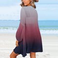 thumbnail image 4 of Moda Mujer Camiseta de manga larga Otoño Frente abierto Prendas de abrigo sueltas Impresión Blusa Abrigo Tops Fridja  czfsfas2342, 4 of 6