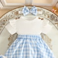 thumbnail image 5 of JUMEYU Baby Girl Dresses Newborn Infant Baby Boys Girls Romper Romper Soft Gift 0 3 6 9 12 18 24 Months (Blue,3-6 Months), 5 of 6