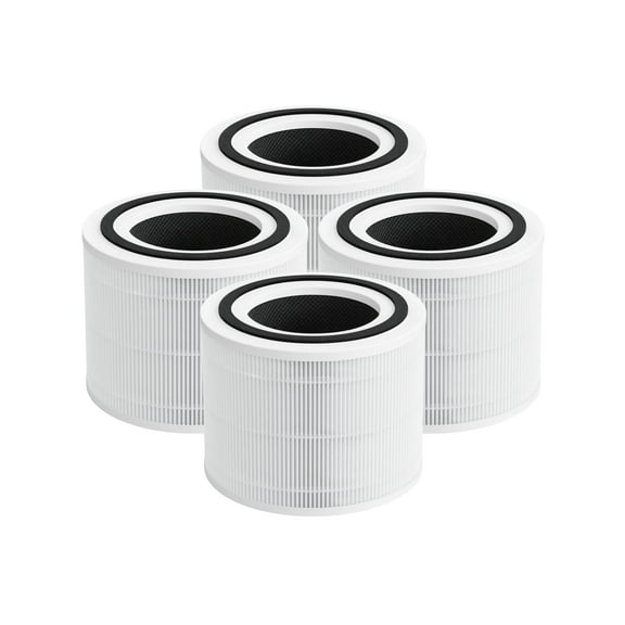 3-in-1 True HEPA Carbon Filter Replacement Compatible with Puroair 240 Air Purifier, 4 Pack