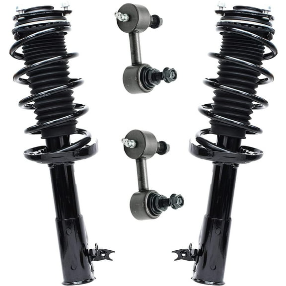 Detroit Axle - Front Struts Coil Spring Assembly with Sway Bar Links Replacement for 2006-2011 Honda Civic ACURA CSX