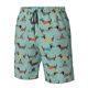 thumbnail image 4 of Balery winter ski Dachshund Traje de Baño Estilo Hawaiano para Hombre, Shorts de Secado Rápido con Bolsillos-XX-Large, 4 of 6