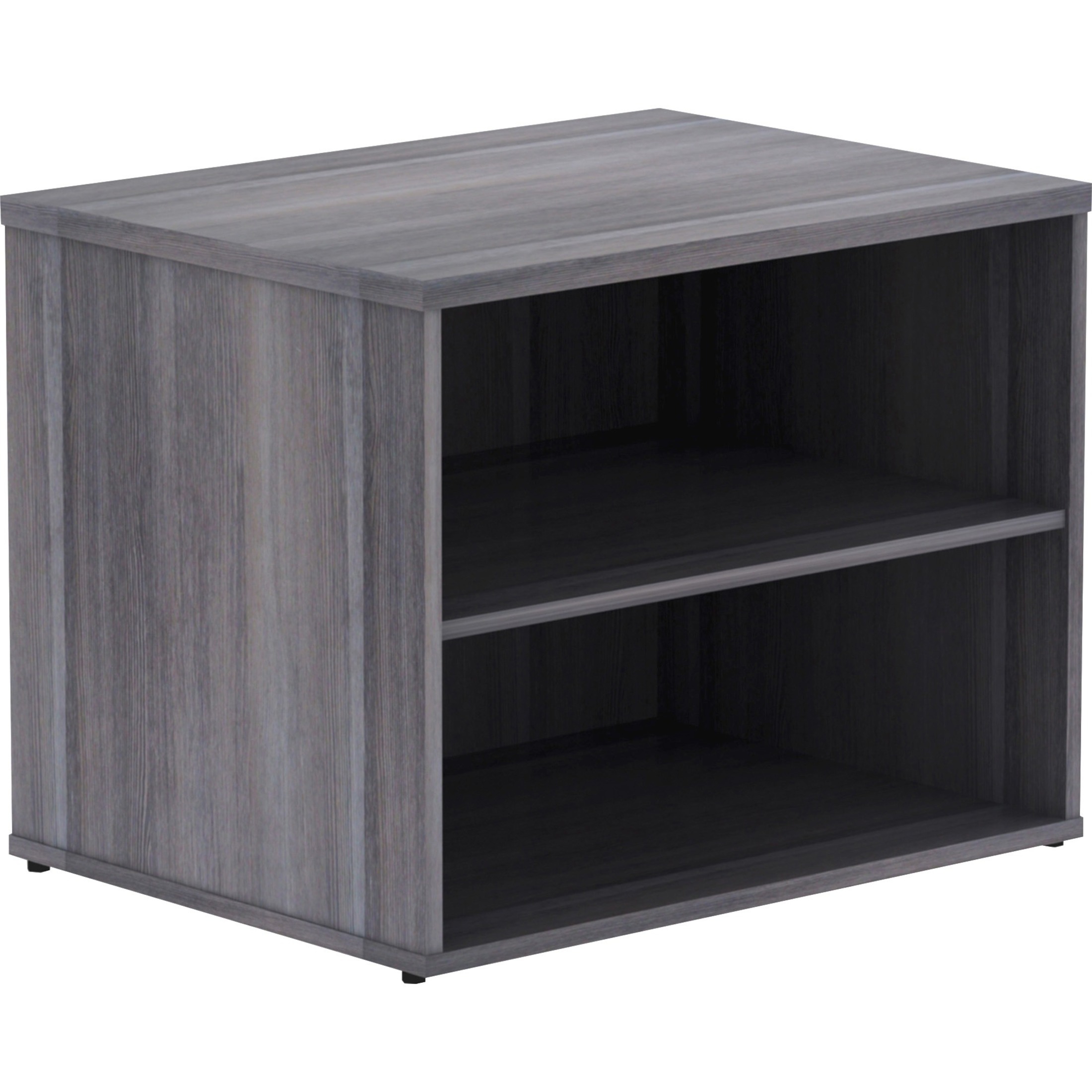 Lorell, Relevance Series Charcoal Laminate Office Furniture Credenza, 1 ...