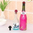 thumbnail image 2 of 1 tapón de silicona para botellas, tapón para vino, tapón para verter vino, tapas de silicona, bonito sombrero de copa, barra de corcho de gel para mantener la frescura, 2 of 2