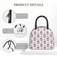 thumbnail image 4 of Balery Cute Poodle Dog Bolsa de Almuerzo para Mujeres, Caja de Almuerzo, Bolsa de Almuerzo Pequeña Impermeable, Tote de Almuerzo Reutilizable con Gran Capacidad, 4 of 6