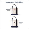 thumbnail image 2 of Lands' End Extra Large Solid Color 5 Pocket Zip Top Canvas Tote Bag, 2 of 4