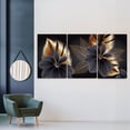 thumbnail image 2 of Set de Cuadros Decorativos Maxigráfica Shop Hojas Doradas Moderno Minimalista, 2 of 4