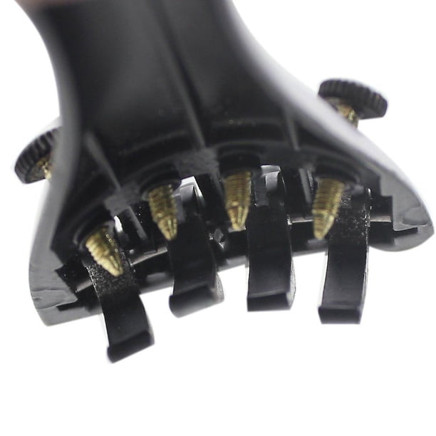 Juego de 2 piezas traseras de violín con 4 sintonizadores y pieza de instrumento de puente de pieza trasera de repuesto de aleación de aluminio de nailon ShuxiuWang 8390612278402