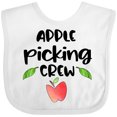 thumbnail image 3 of Inktastic Apple Picking Crew Boys or Girls Baby Bib, 3 of 4