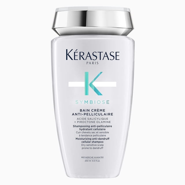 KÉRASTASE Bain Creme Anti-Pelliculaire | Shampoo humectante para cuero cabelludo seco propenso a la caspa, aporta hidratación, equilibr
