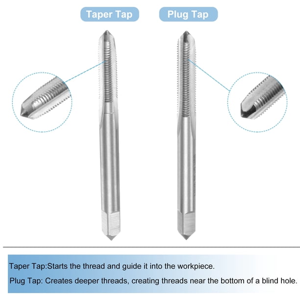 Uxcell 3 Pieces Metric Hand Tap and Die Set M6 x 0.75 Taper/Plug Thread Taps & Round Threading Die, Gray Uxcell 3 Pieces Metric Hand Tap and Die Set M6 x 0.75 Taper/Plug Thread Taps & Round Threading Die, Gray