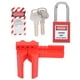 thumbnail image 3 of Lockout Tagout Lock Kit, Adjustable Engineering Safety Lock Set For Industrial For Petroleum For Electric Power, 3 of 8