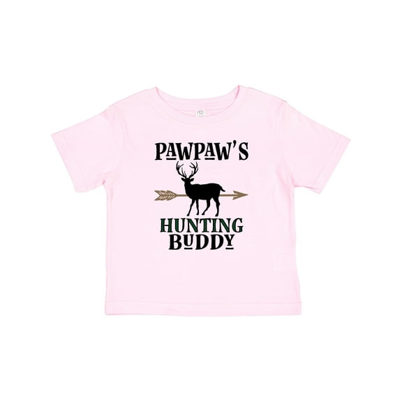 Inktastic Pawpaw Hunting Buddy Bow Hunter Boys or Girls Baby T-Shirt