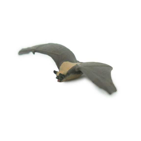 Bat, Hand Painted, Educational, Rubber Bat, Realistic Figure, Lifelike Model, Figurine, Replica, Gift, 3 1/4" SF17 B31