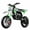 Green/White, variant on SYX MOTO Dirt-X 60cc 4-Stroke Kids Dirt Bike, Gas Powered Mini Off-Road Bike with Pull Start, Up to 22 mph, Black/White