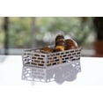 thumbnail image 2 of Service Ideas SB-76 Mod18 Bread Basket, Rectangle, 9"x5", Brushed Stainless Steel, 2 of 3