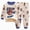 H332-Blue, variant on TOWED22 Little Boys Girls Outfits 2 Piece Train Toddler Loungewear Fall Winter Clothes Set Long Sleeve Top and Pants Jammies
