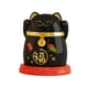 thumbnail image 3 of Caja para palillos de dientes, dispensador de palillos, soporte para palillos de dientes portátil con diseño de gato de la suerte de China Negro, 3 of 9