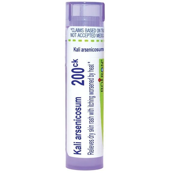 Boiron Kali Arsenicosum 200CK, Homeopathic Medicine for Dry Skin Rash With Itching Worsened By Heat, 80 Pellets