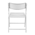 thumbnail image 6 of Airflex Series Premium Polypropylene Folding Chair, Pack of 4 - White, 6 of 7