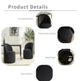 thumbnail image 3 of Set Of 1 Upholstered Kitchen & Dining Room Barrel Chair, Mid Century Modern Round Velvet Dining Chair, 360 Degree Swivel Comfy Armless Accent for Bedroom Living Room DARK GREY, 3 of 7