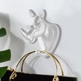 thumbnail image 2 of CSChome Animal Head Shape Wall Mounted Punch Free Non Slip Hook Multi Purpose Clothes Hat Towel and Key Hanger, 2 of 7