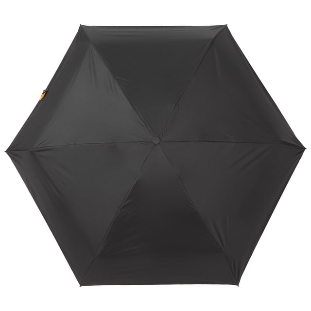 unbranded Parasol Plegable Negro Para Exteriores Con Protección Uv Y Resistente Para Lluvia Y Sol