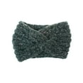 thumbnail image 1 of GOOHOCHY Diadema de hilo de lana, aros de pelo de punto, diadema cruzada, accesorios para el cabello, diadema de moda para mujer, verde, 1 of 7