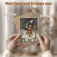 thumbnail image 3 of Tarjetas de Navidad TeloNook Peace Holiday 2025 con sobres, 3 of 7