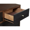 thumbnail image 4 of Alpine Furniture Belham 7 Drawer Wood Dresser in Dark Walnut (Brown), 4 of 7
