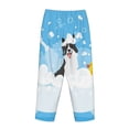 thumbnail image 5 of Kll Womens Collie In Bathtub Print Pajama Pants Soft Pajama Bottoms For Women Cozy Lounge Pants, 5 of 9