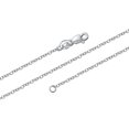 thumbnail image 1 of Collar de cadena de plata de ley 925 con cierre de garra de langosta, collar de cadena de plata de ley para mujer, 1 of 3