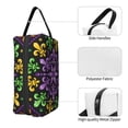 thumbnail image 5 of Uemuo Mardi Gras5 Pattern Portable Toiletry Bags with Handle, Waterproof travel Make up Bags for Women, Large Capacity Travel Cosmetic Bags, 5 of 9