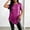 Hot Pink, variant on Plus Size Metallic Tops for Women Round Neck Short Sleeve Party Shirts Disco Blouses Sparkly Tee Top Black