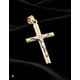 thumbnail image 4 of Dije Cristo Tubular 2.1 cm por 2.5 mm Oro Sólido 14k, 4 of 6
