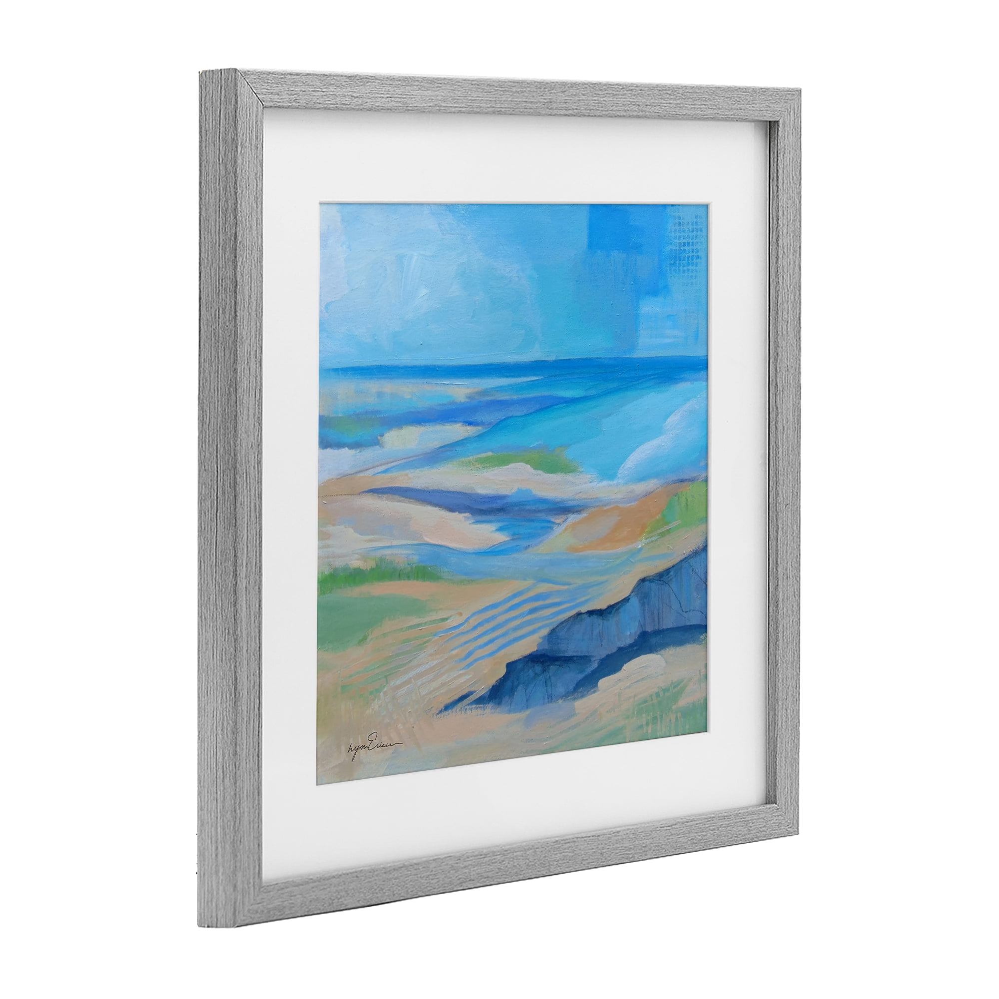 Stupell Industries After The Storm Beachscape Gray Framed Print Under Glass, design by Lynn Ericson Fine Art