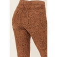 thumbnail image 4 of Rock & Roll Denim Women's And High Rise Reversible Button Bargain Bell Flare Brown 28W x 32L, 4 of 4